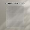 SINGBA 10Pcs Fine-Grained A4/A5 Compact Photocard Sleeves Refill Pages 4/9 Grid for IDOL Album K-pop Collectible Trading Cards