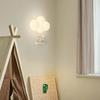 Modern Simple PE Monkey LED Wall Light Petal Cream Wind Nordic Bedroom Board Study Wall Lamp Dimmable Luster Atmosphere