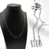 Gold-Plated Stainless Steel Cross Necklace – Women's Colorfast DIY Jewelry Chain, Fade-Resistant Accessories.