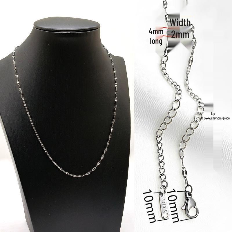 Gold-Plated Stainless Steel Cross Necklace – Women's Colorfast DIY Jewelry Chain, Fade-Resistant Accessories.