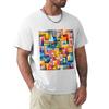 Cubes  Colors  Best Sales  In Patterns Category TShirt Athletic Quick Dry TShirt for Unisex