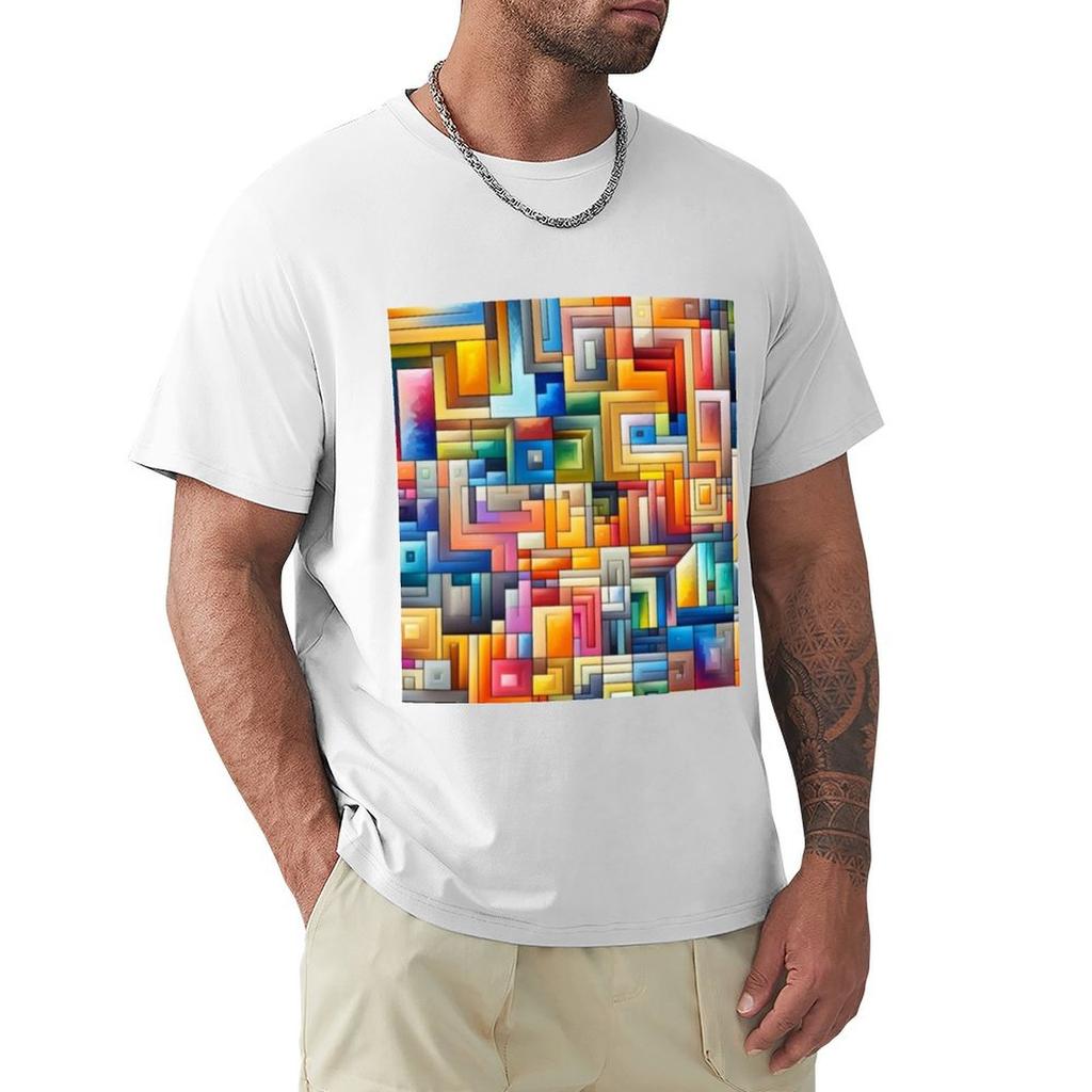 Cubes Colors Best Sales In Patterns Category TShirt Athletic Quick Dry TShirt for Unisex