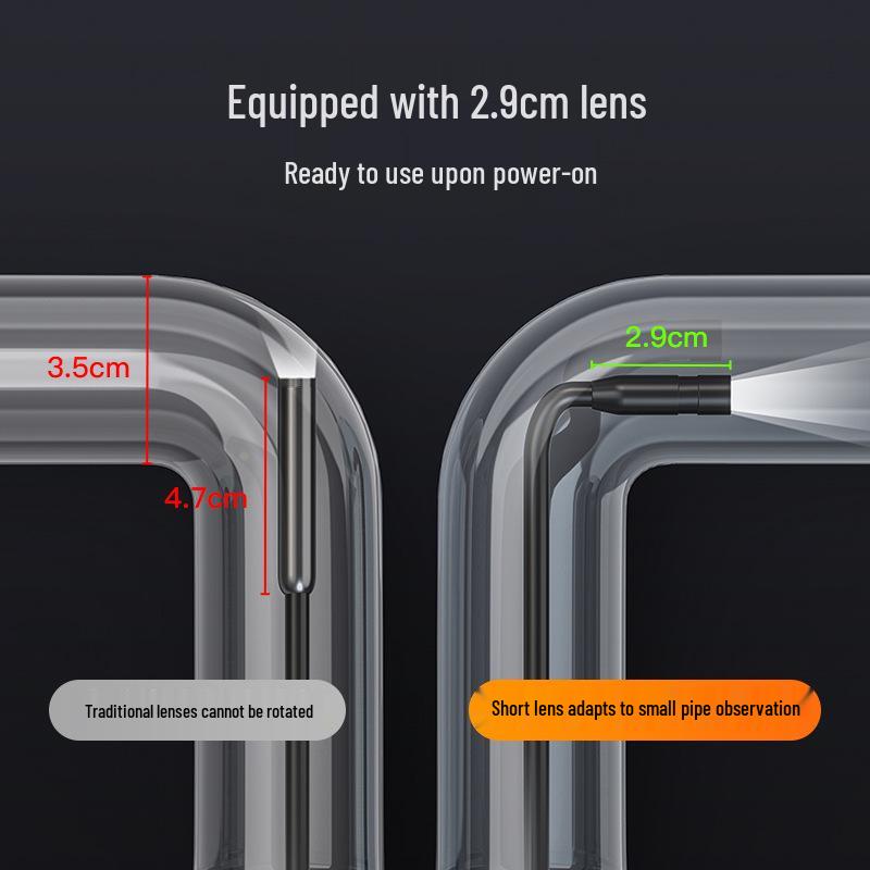 High-Definition Industrial Endoscope Camera with 4.3-Inch Display for Automotive and Pipeline Maintenance Detection
