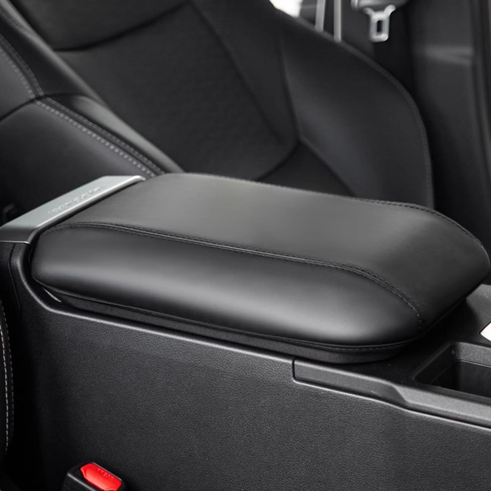 

Fucaten Совместим с Toyota New Land Cruiser 250 Series Чехол на подлокотник Крышка консоли Тюнинг Бокс центральной консоли (2024-) (черный) чёрный