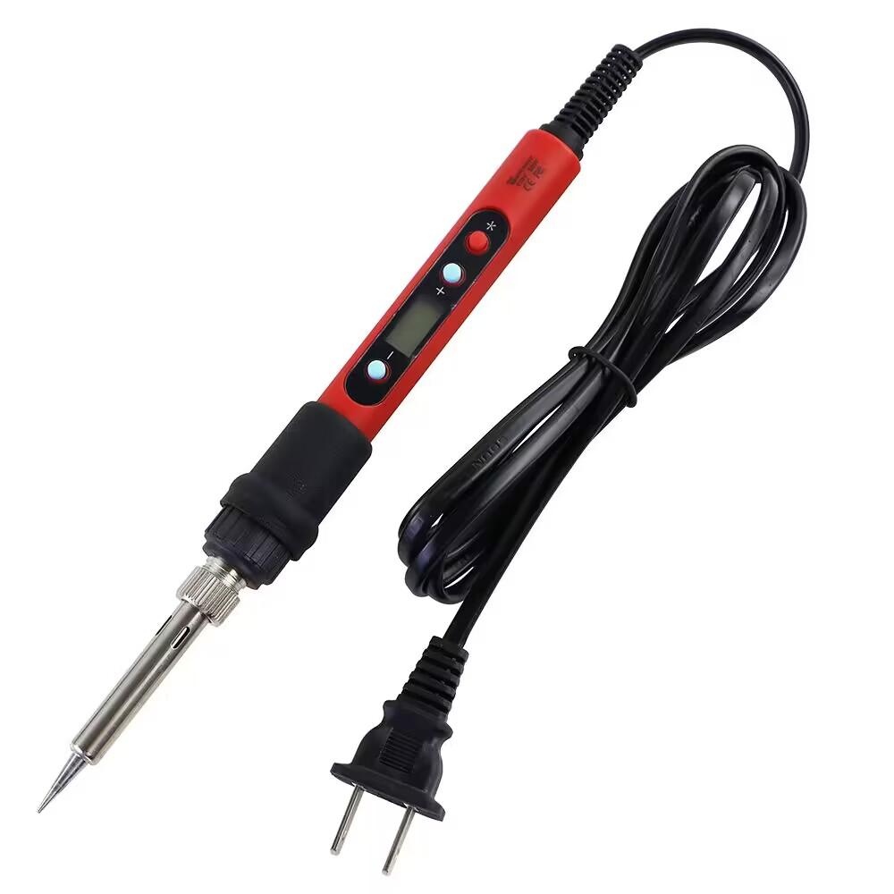 

Электрический паяльник с цифровым дисплеем, красный, 80 Вт, 110 В / 220 В, регулируемая температура, инструменты для пайки, сварки, распайки и ремонта