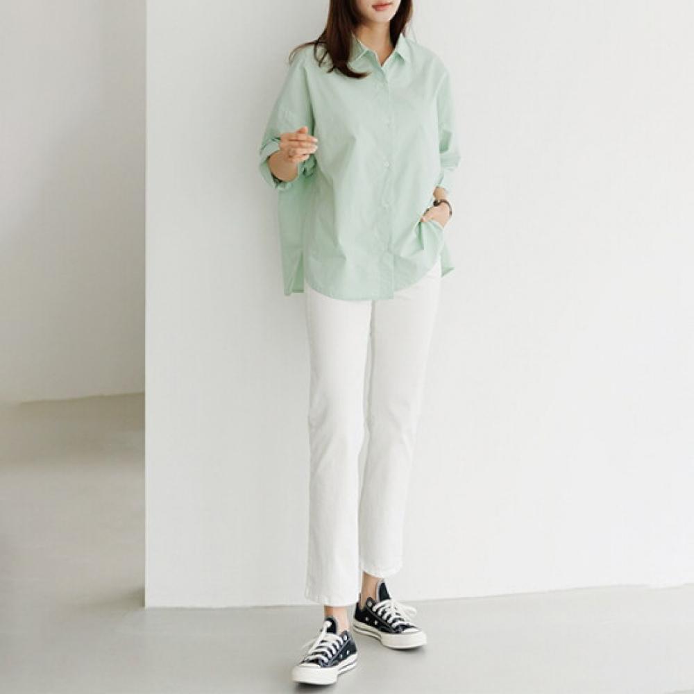 Dedra Eve Semi Straight Cotton Pants Spring 88 Size Ptf1024
