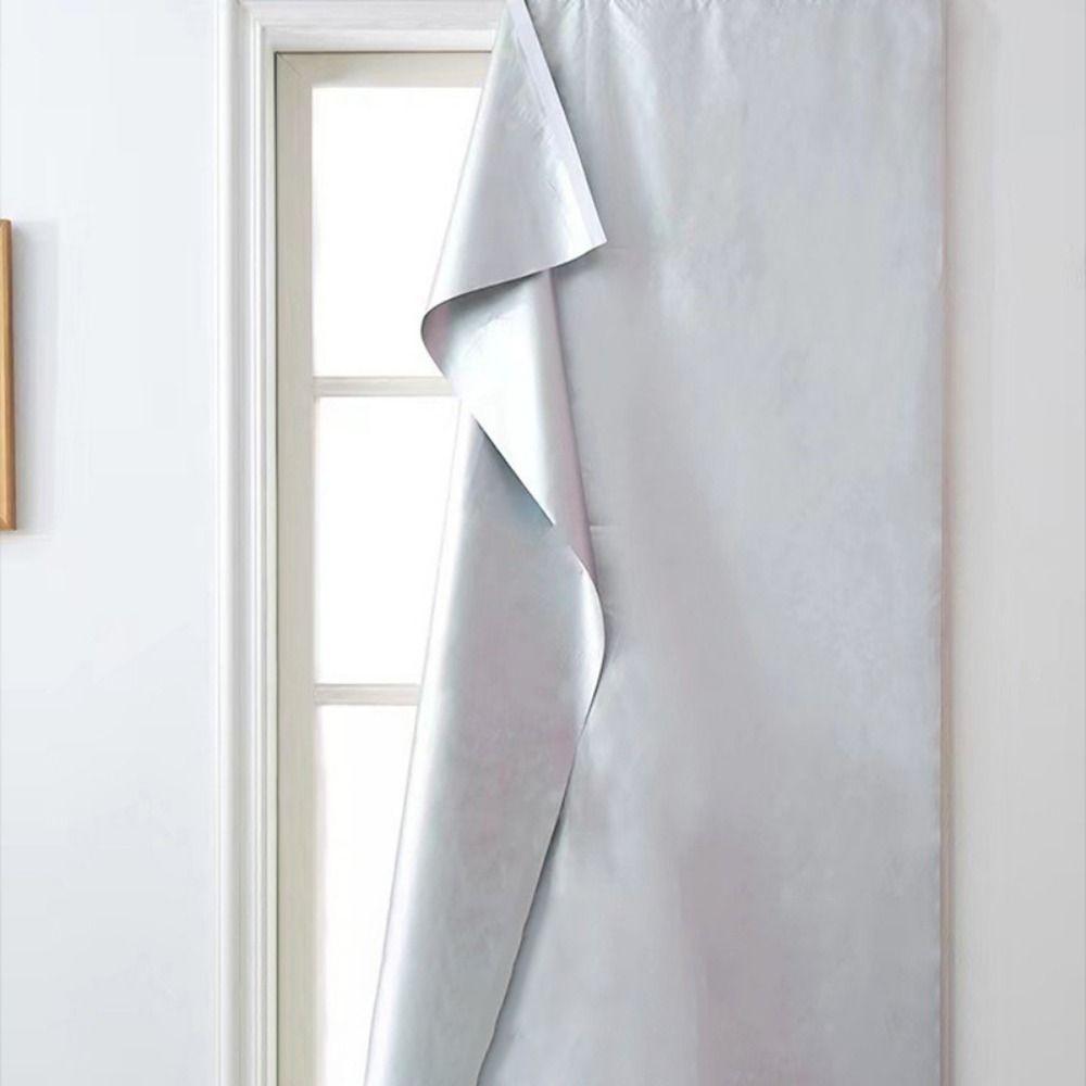 Sun Protection Light Blocking Curtains Punch-free Sunshade Curtain Cloth  Balcony