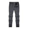 Men's Windproof Softshell Fleece Pants: Warm, Breathable, Wear-Resistant for Hiking In Autumn and Winter.