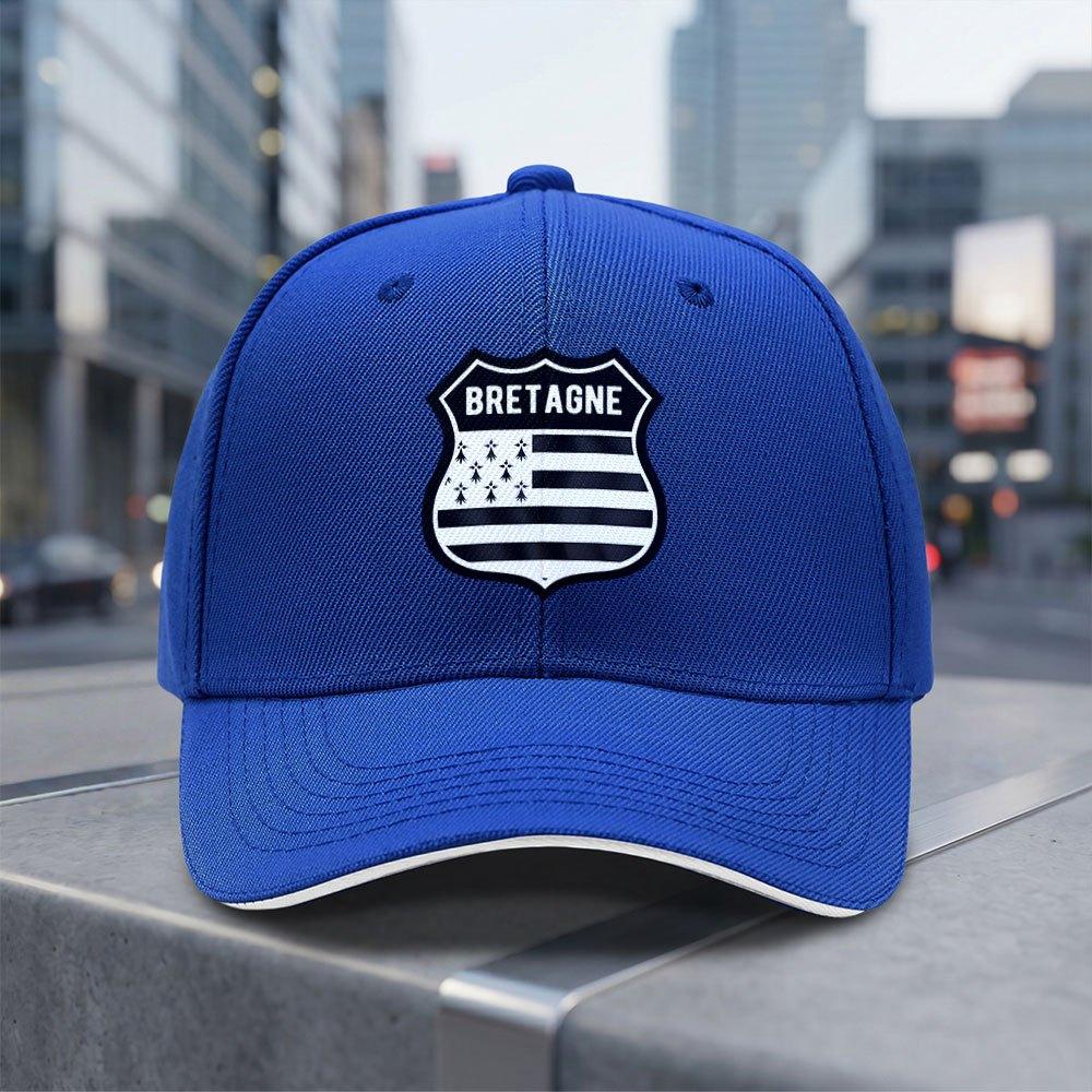 Breton French Shield Flag Adjustable Baseball Cap Lightweight Breathable AllSeason Daily Commuting Fashion Gift
