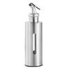 Kitchen Oil Bottle In Stainless Steel with Locking Cap and Accurate Dispensing for Cooking Oils Vinegar Soy Sauce and Wine