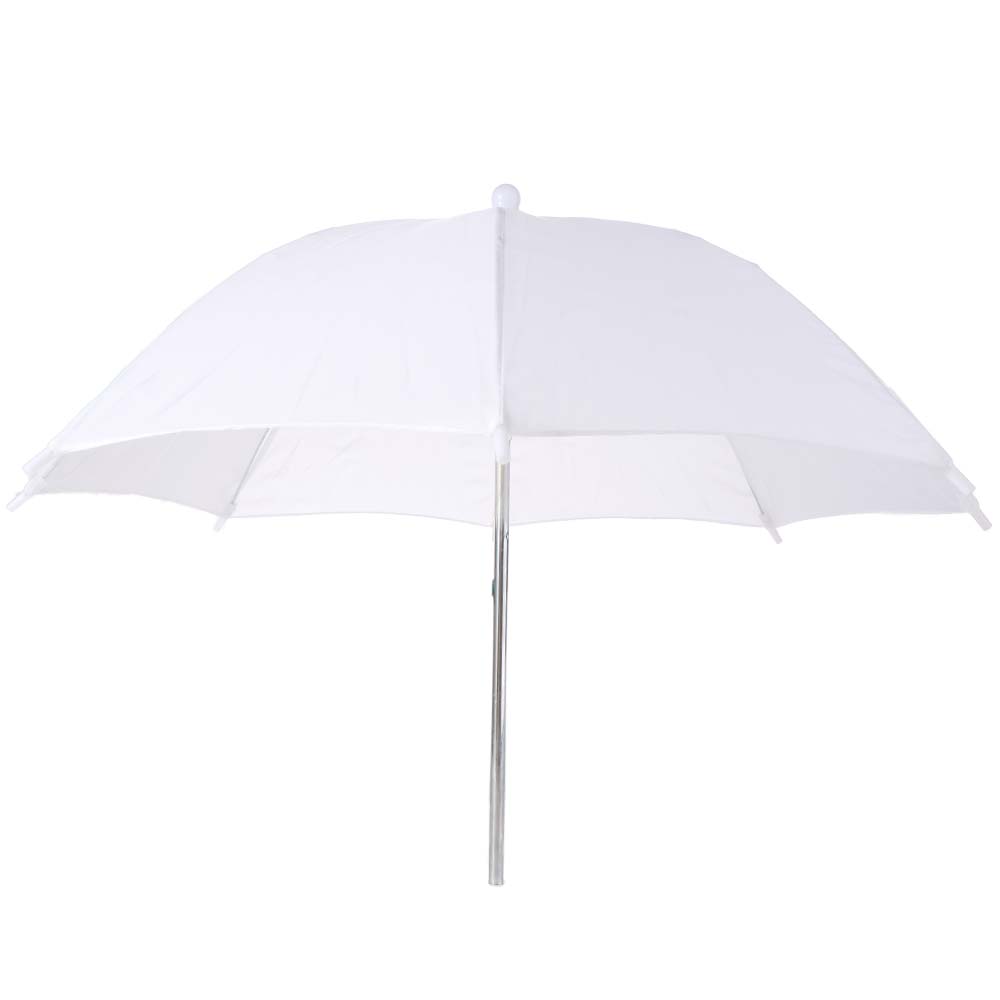White Soft Photography Umbrella Metal Handle Photography Light Reflector  Photo Studio