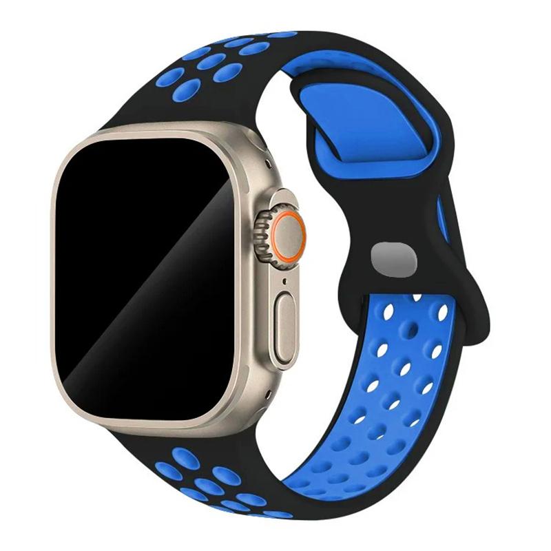 Sport Strap for Apple Watch Band 44mm 45mm 46mm 49mm/38mm 40 41mm Colored Particles Rubber Band IWatch Ultra 11 10 9 8 7 6 5 SE