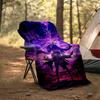 1pc Genshin Impact Beelzebul2 Theme Blanket - Digital Print, Polyester, Cozy for All Seasons, Perfect for Outdoor, Camping, and Travel