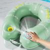Inflatable U Shaped Pool Float Lounge Water Hammock with Cup Holder