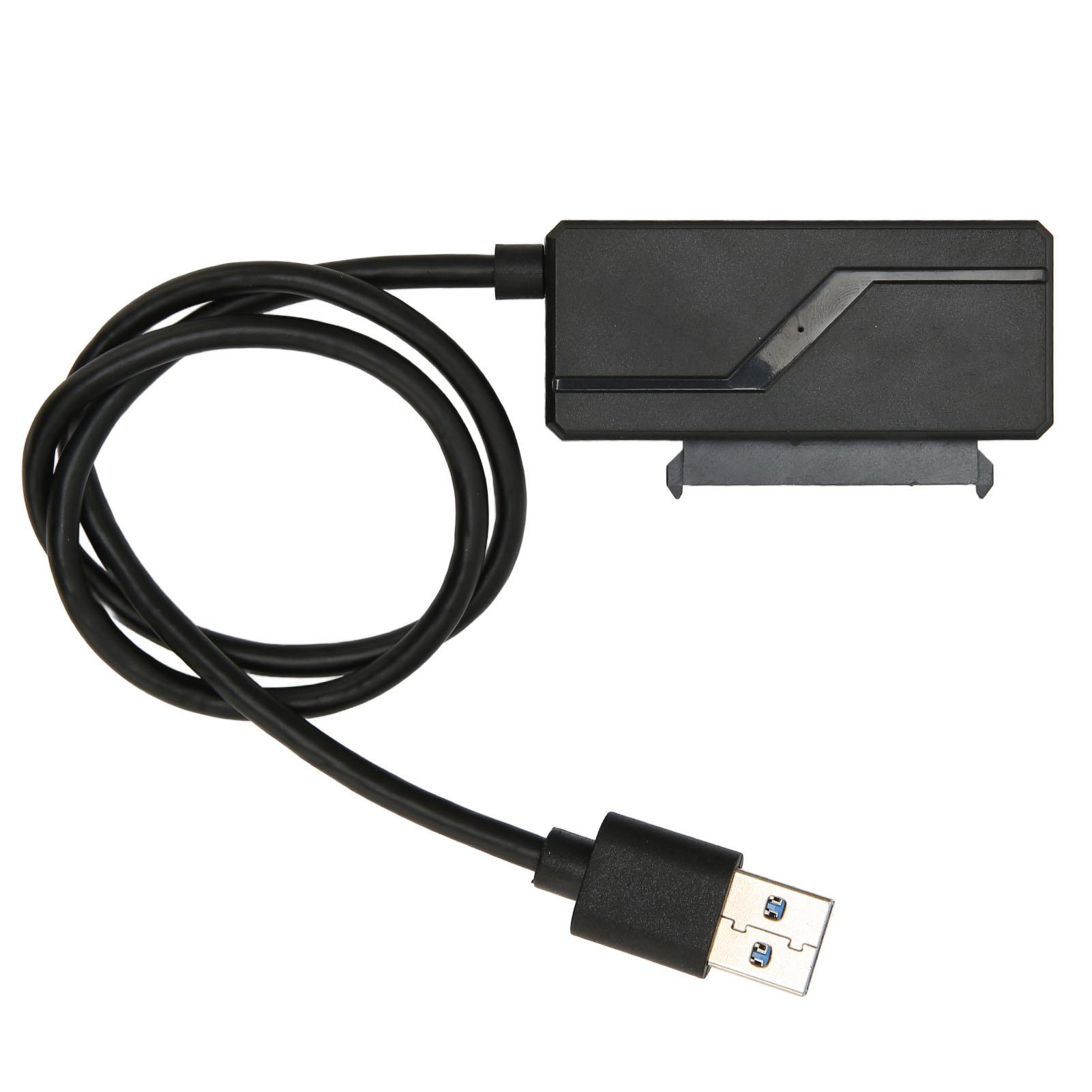 

Кабель USB 2.0 на SATA 6+7 Easy Drive 480 Мбит/с Кабель-адаптер USB на SATA для оптического привода для ноутбука ПК