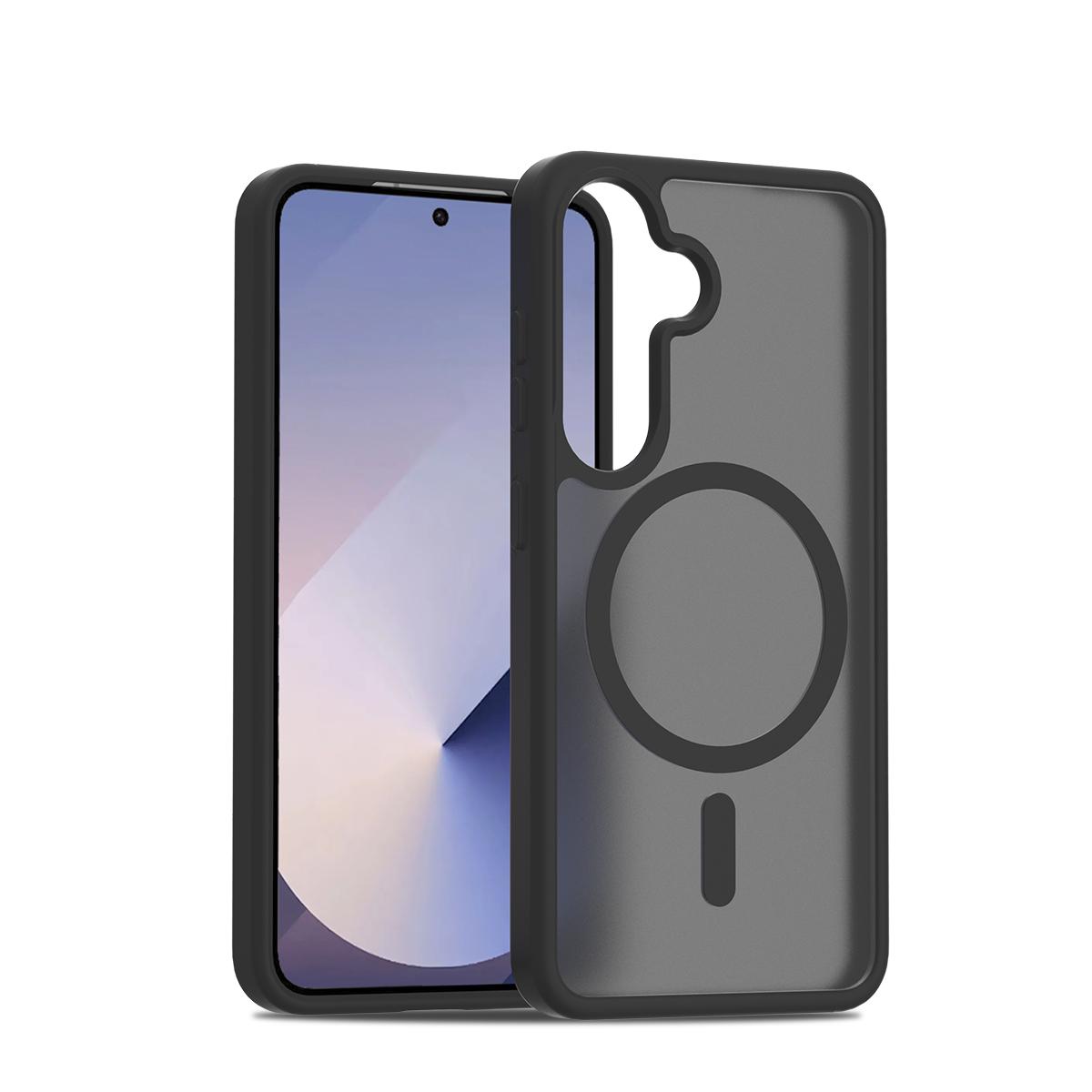 

Shockproof Phone Case for Magsafe Mag Safe Samsung Galaxy S26 Ultra S25 Plus S24 Fe S23 S22 A15 A16 A17 A26 A35 A36 A56 A37 Matte Magnetic Phone Cover Samsung Galaxy S23 чёрный