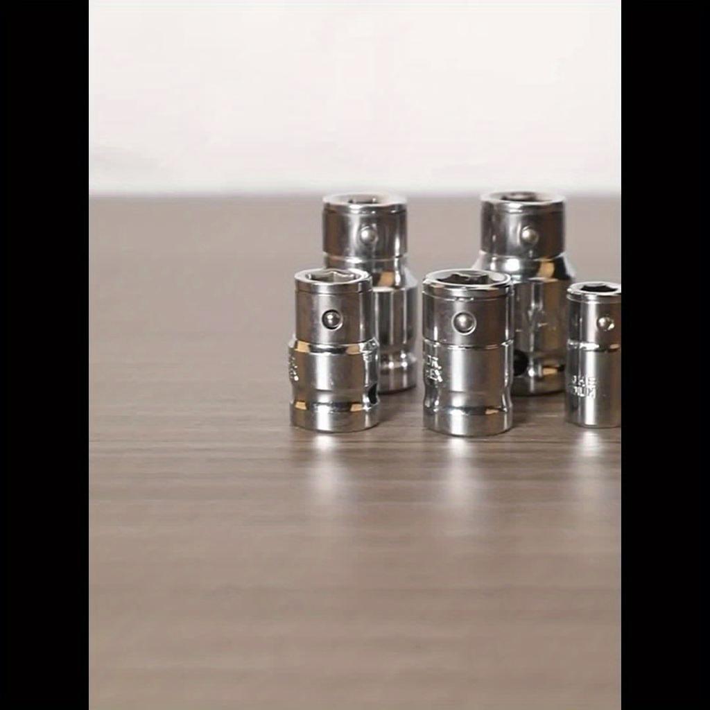 1/4" Square To 1/4" Hex Screwdriver Bit Adapter - Steel Construction