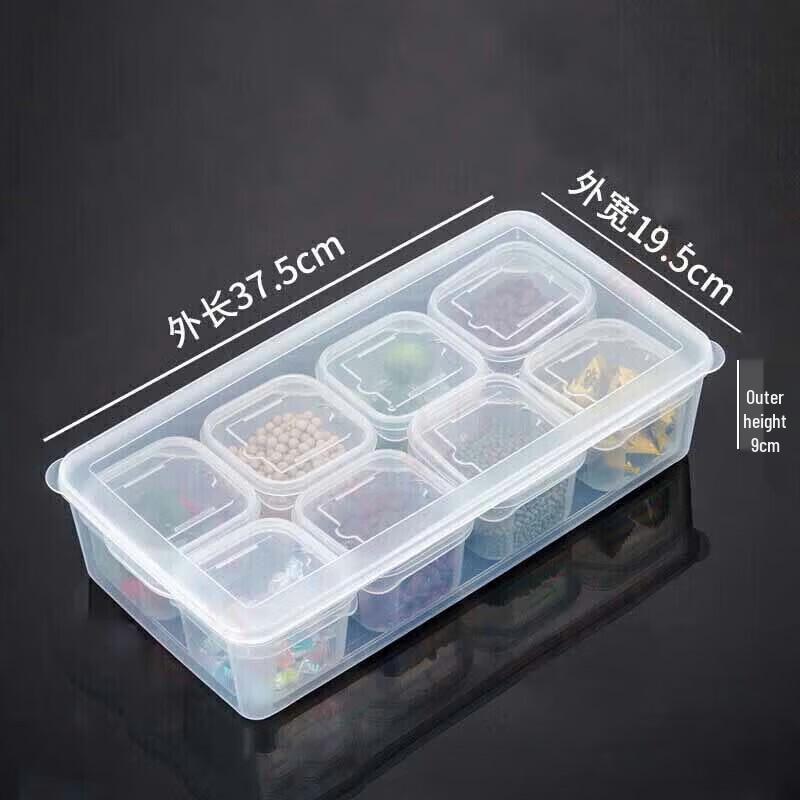 8-Compartment Divided Food Sample Retention Box