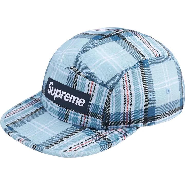 Supreme Lochcarron Camp Cap Light Blue One-Size