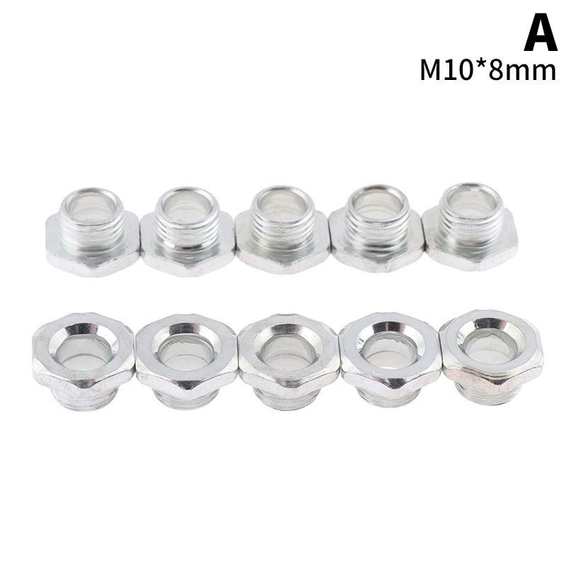 M10 Threaded Tube With Nut For Lamps Hollow Screw Metal Pipe Teeth Whitening Theead Repair Lighting Base Connecting Accessories