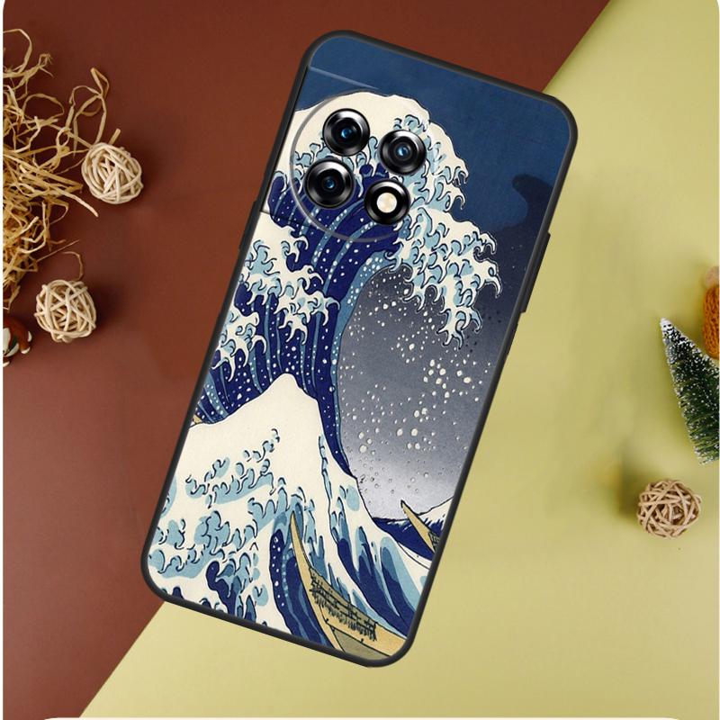 Great Wave off Kanagawa Japan For OnePlus 13 13R 12 12R 11 9 10 Pro 8T 9RT 10T 10R N20 N30 Nord CE 2 3 4 Lite Phone Case