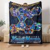 Name Custom Mega man Print Flannel Blanket High Quality Warm Comfortable Cover for All Seasons Perfect for Gifts Home Decor