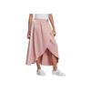 Adidas Originals Logo Woven Breathable Comfortable Casual Long Skirt Women skirts Pink EK4550
