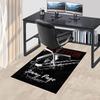 1pc Led Zeppelin Jimmy Page Home Office, Durable Polyester Floor Mat with Easy, Office Decor, Urban Style, Nonslip Backing, Highquality Fabric