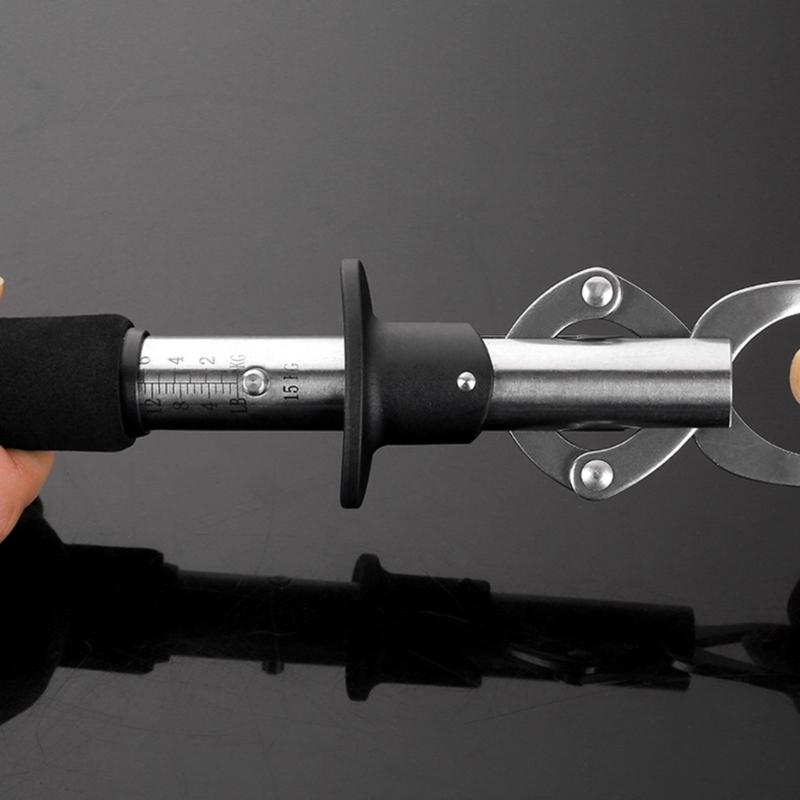 Stainless Steel Fishing Gripper Fish Control Device with Weight Scale Fish Controller Tool Fish Grip Catcher