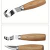 2pcs Wood Carving Kit Hand Carving Knife Set with Needle File Wood Spoon Carving Kit for Beginners Whittling Multipropose Tools
