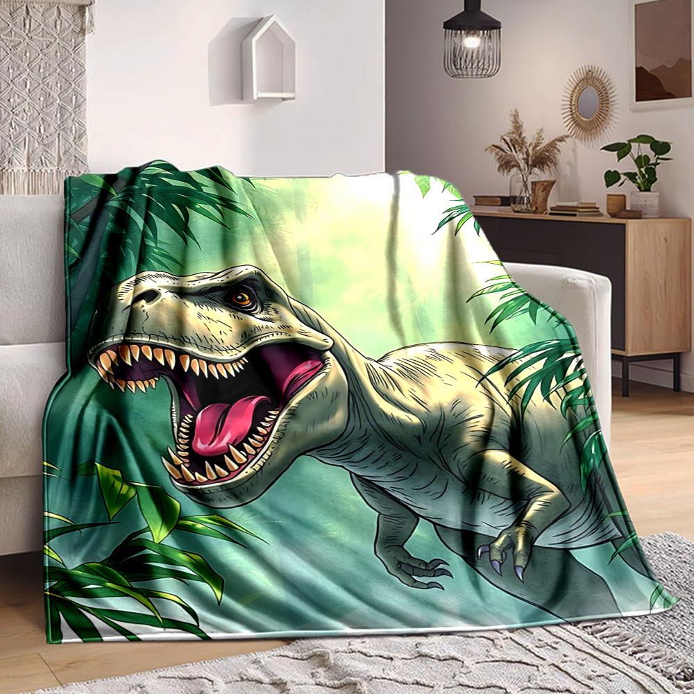 

1 шт. Динозавр, доисторическое одеяло - Мягкий теплый плед для всех сезонов для дивана, кровати, автомобиля, офиса, плед для дивана yy250916106 75x90cm