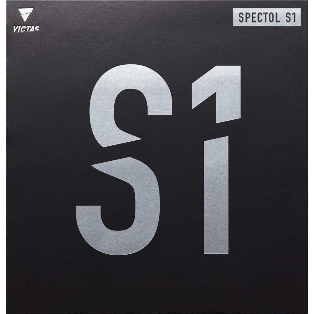 Victas Spectrum S1 Table Tennis Rubber High Elasticity Speed Black 1.3mm