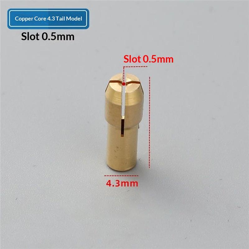 11Pcs/Lot Mini Drill Brass Collet Chuck For Rotary Tool 0.5-3.2Mm Brass And Nut For Accessories Set