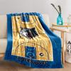 Timberwolves Court Style Blanket with Wolf Logo - Sports Design Blanket  Blanket, Suitable for Use In the Bedroom, Living Room, On the Sofa