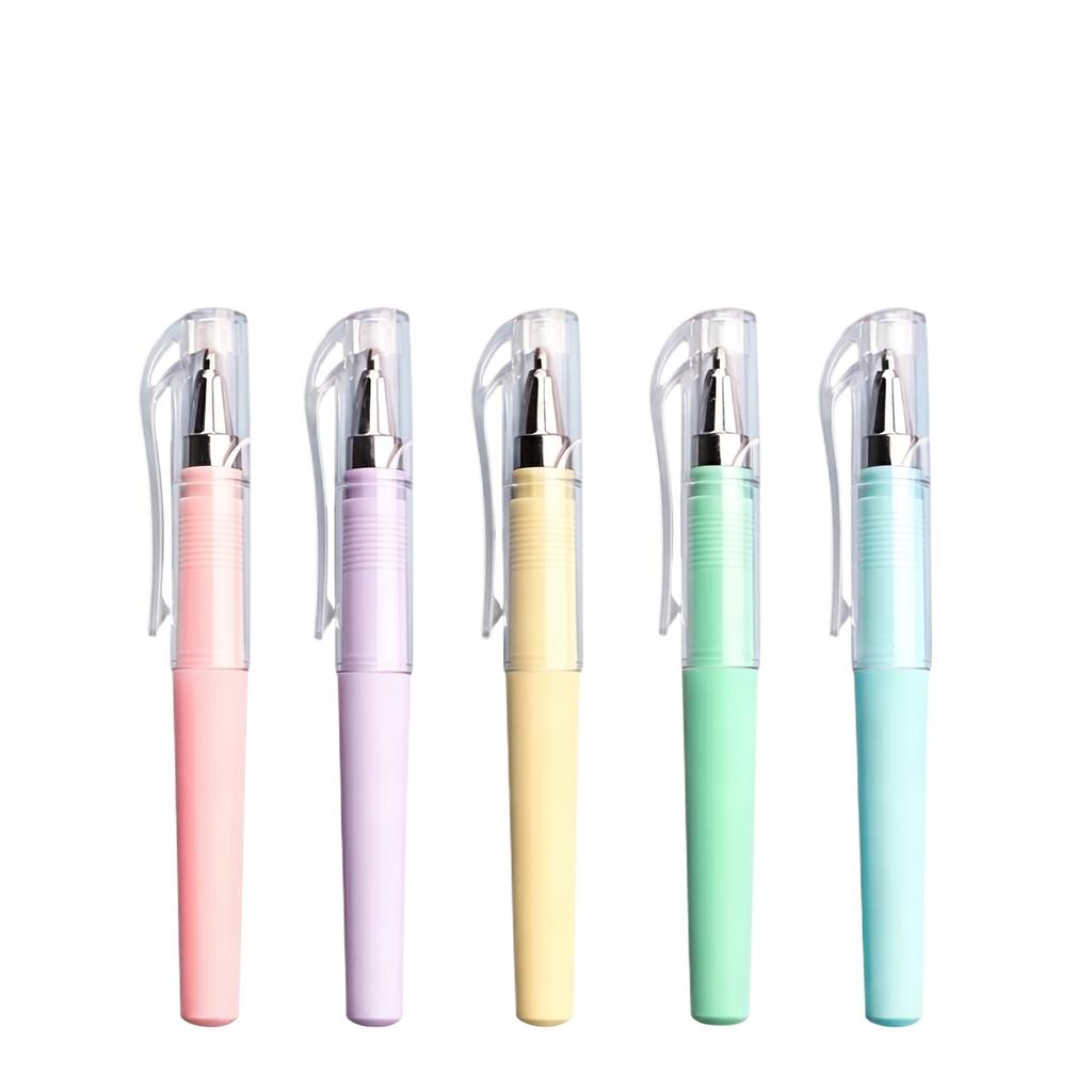 5PCS Retractable Medical Pen with 5ml Capacity Portable Neutral Ink Ballpoint Pen Suitable for Healthcare Professionals and Everyday Use