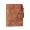 Korean Style Women's Short Wallet: Versatile Zipper Coin Purse with Multi-Card Slots and Buckle Card Holder