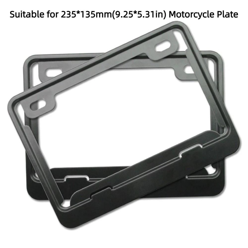 Spezifischer Motorradkennzeichenhalter für die Philippinen Langlebiger universeller Kennzeichenhalter Aluminiumkennzeichenrahmen