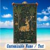Deer Theme Beach Towel Personalized Custom Name & Text Soft Quick Dry Beach Towel for Swimming Travel