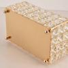BEBO CREATIONS Tissue Box Holder for Home with Crystal Glass Beads, Tissue Paper Holder,