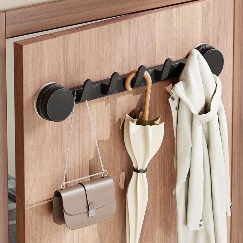 Multipurpose Suction Hooks For Door Walls No Damage Installation Holds Towels Clothes Hangers Bathroom Organizers