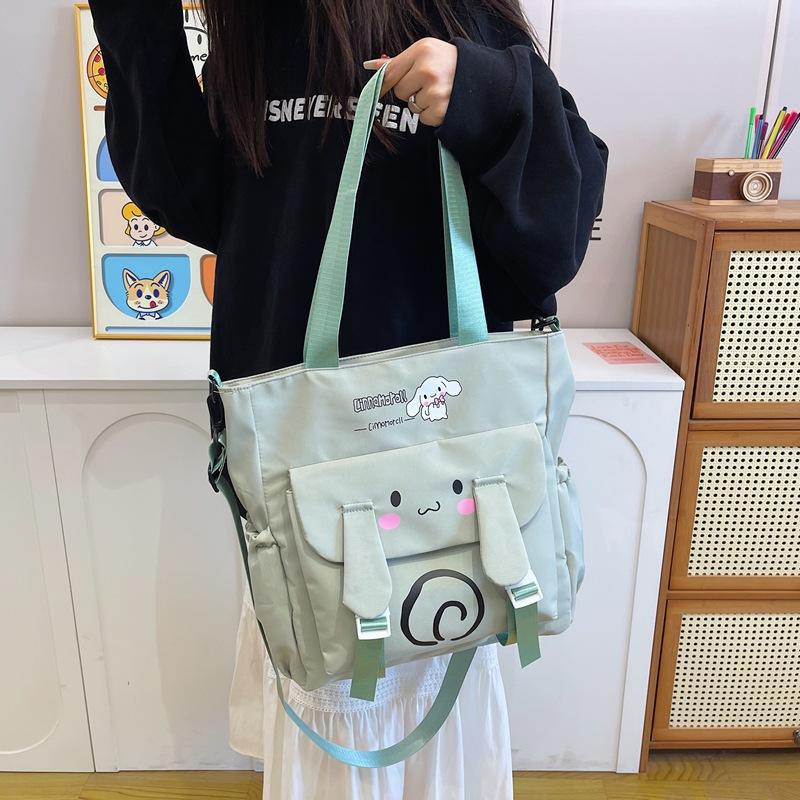 Student large-capacity stationery bag, portable storage bag, new handbag, shoulder bag, messenger bag.