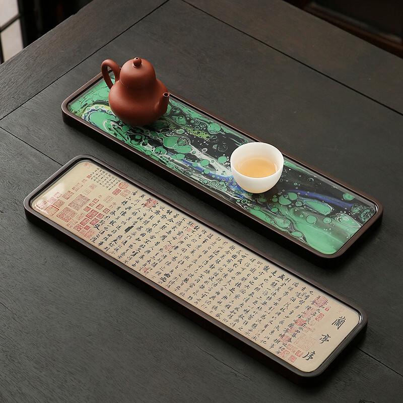Yipan Lanting Xu Bamboo Dry Tea Tray