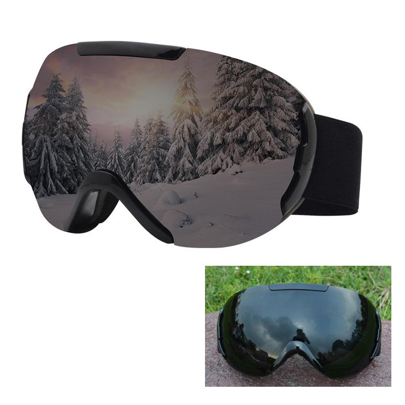 Double Layer Anti-Fog Ski Googles Men Women Large Spherical Mirror Skiing Glasses Snowboard Snowmobile Winter Sports Snow