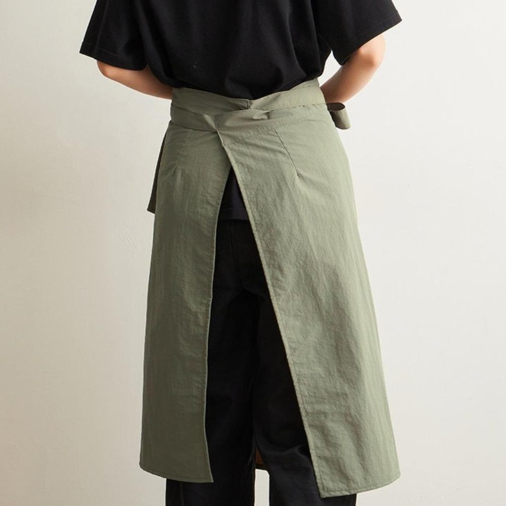 Fashionable Split Apron Breathable Kitchen Apron Durable Dining Apron  Barista