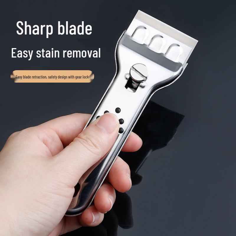 Stainless Steel Multi-Functional Cleaning Shovel & Scraper for Tile, Wall, and Floor Stains