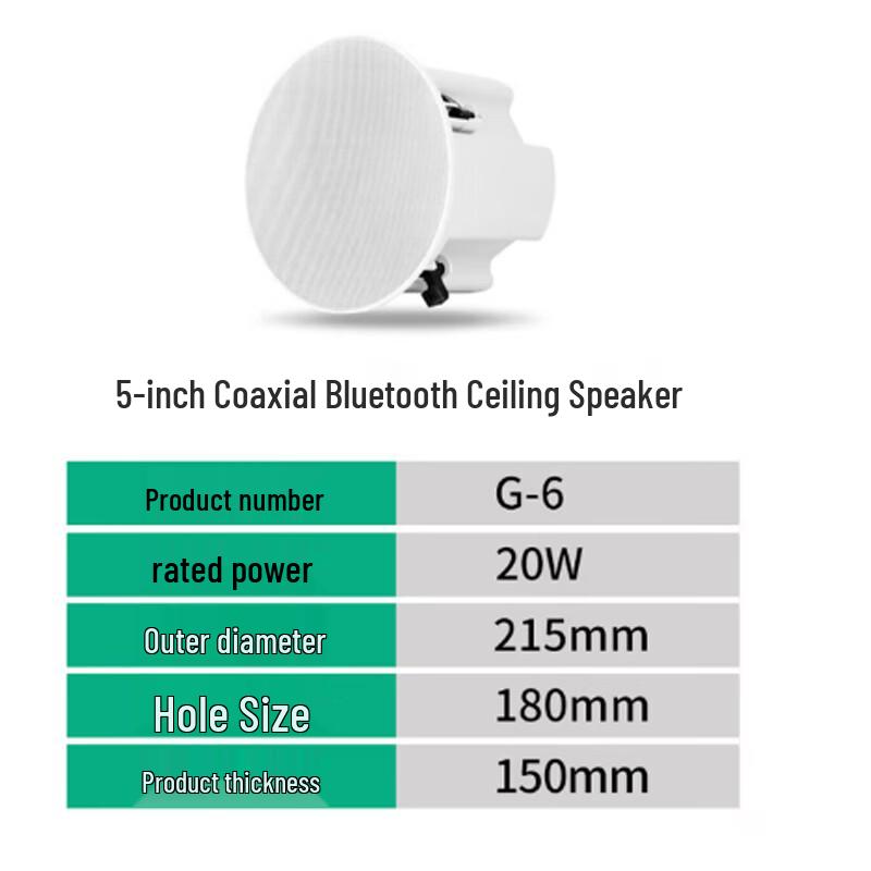 KASOOY Wireless Bluetooth Ceiling Speaker System
