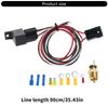 60A Electric Fan Radiator Wiring Kit Wiring Relays Kit Automotive Wire Harness Temperature Switches