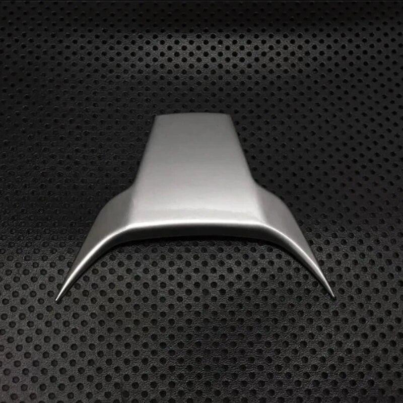 1pcs ABS silver Matte steering wheel Cover trims for Honda CRV 2017 2018   Accessories