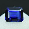 Zertifizierter 10 Karat Natürlicher Blauer Saphir Smaragdschliff Sri Lanka Loser Edelstein