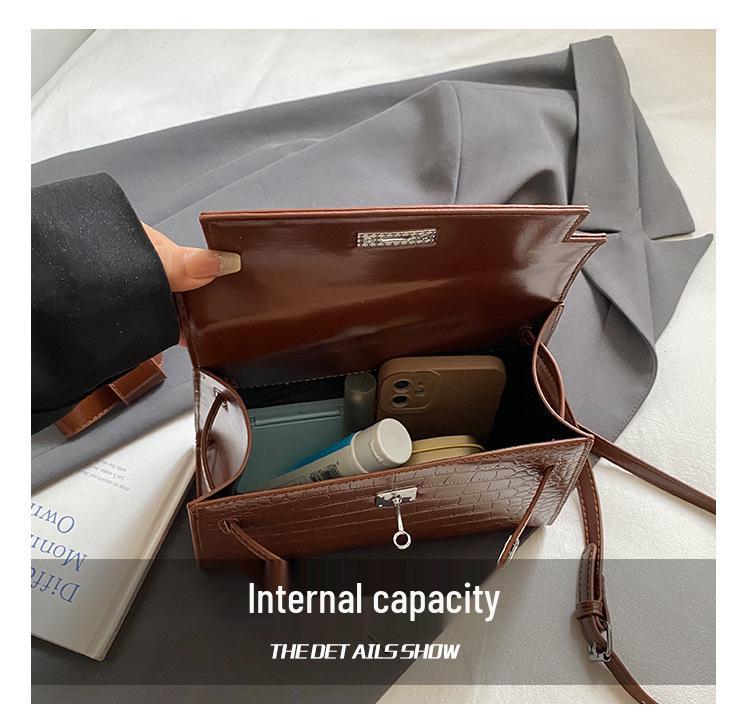 2025 Women's Crossbody Small Square Kelly Bag – Trendy, High-End & Fashionable